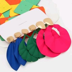 3 pair Water Drop earrings